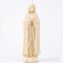 Madonna Kerze - Weiß / Kokos