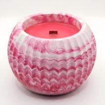 Duftkerze Linie - Rosa, Weiß / Kirsche