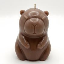 Kerze Capybara - Braun / Vanille